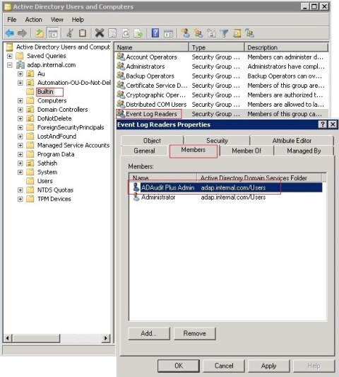 Event Log Readers Group