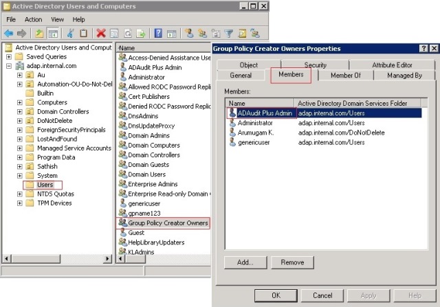 Group Policy Creator Owners
